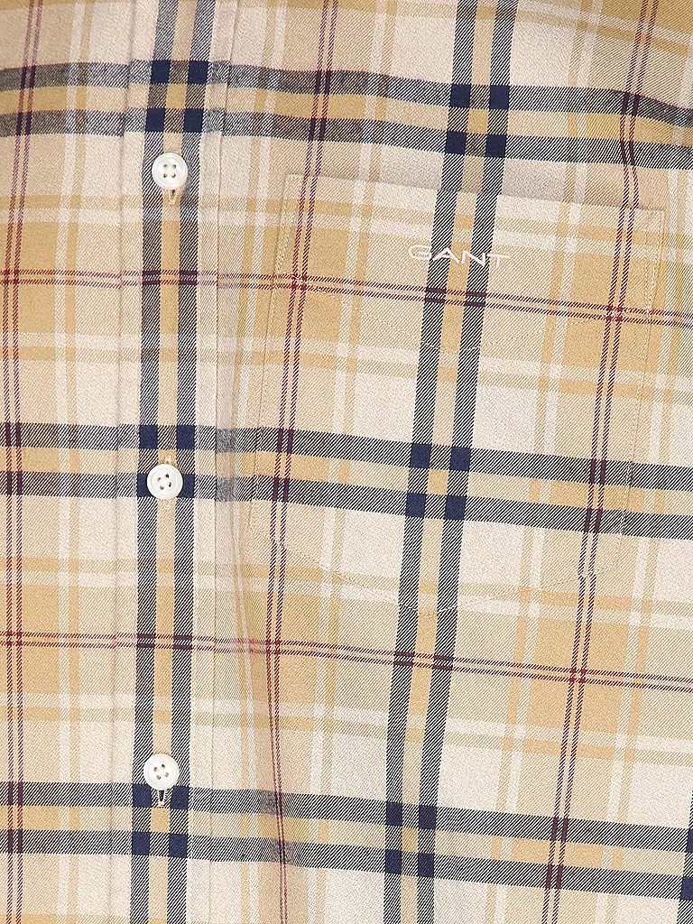 GANT | Flanellhemd  | Mostaza