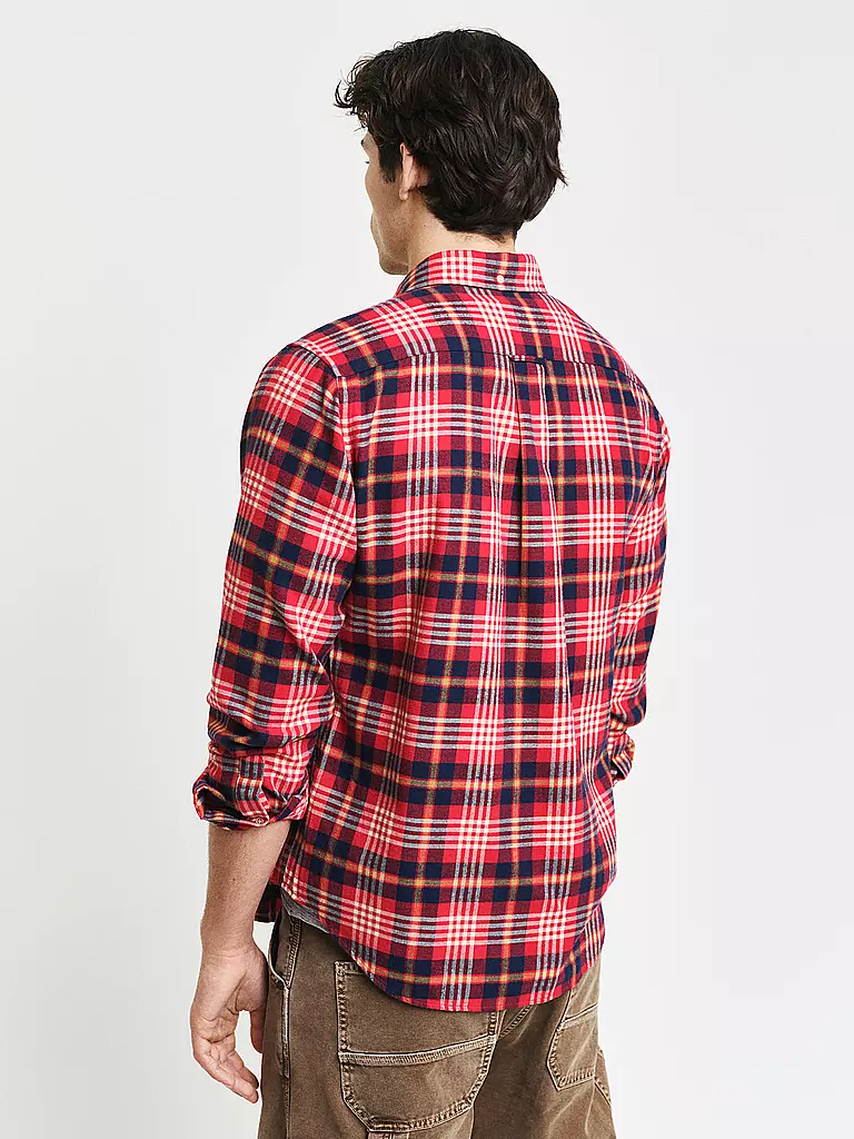 GANT | Flanellhemd  | Rojo