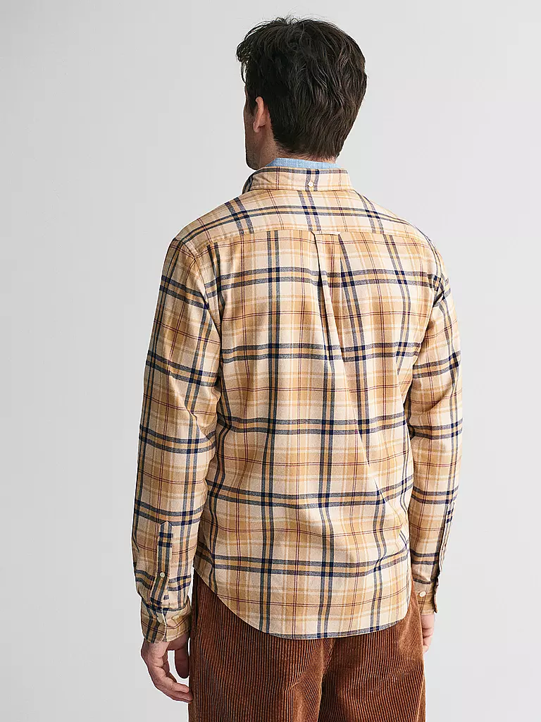 GANT | Flanellhemd  | Mostaza