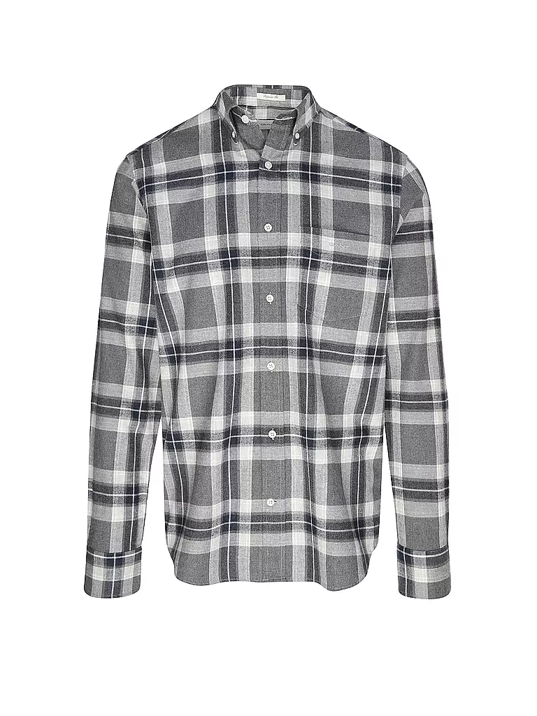 GANT | Flanellhemd Regular Fit  | Gris