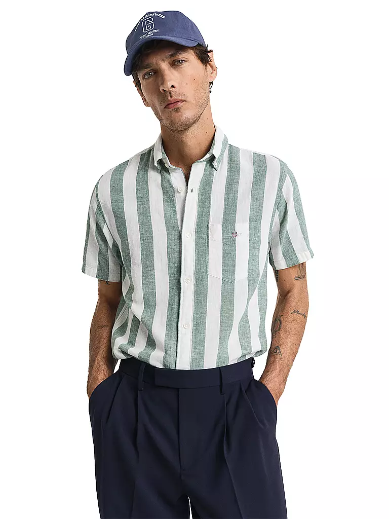 GANT | Hemd Regular Fit  | Verde