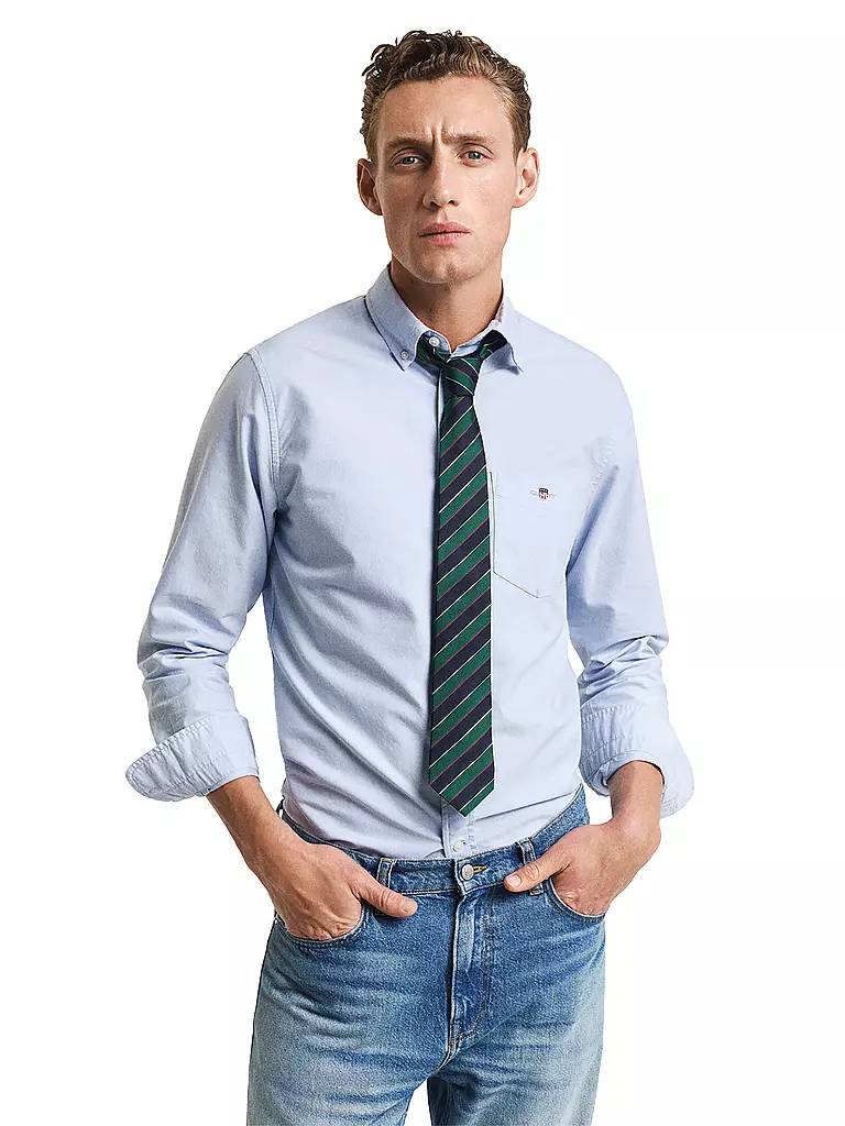 GANT | Hemd Regular Fit  | Azul claro