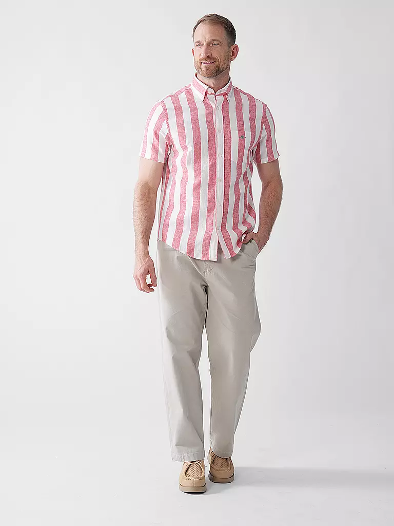 GANT | Hemd Regular Fit  | Rojo