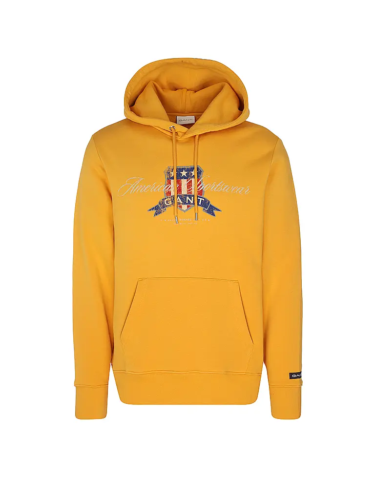 GANT | Kapuzensweater - Sudadera con capucha | Amarillo