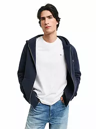 GANT | Kapuzensweatjacke | Azul oscuro
