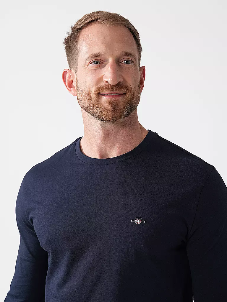 GANT | Langarmshirt | Azul oscuro