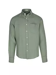 GANT | Camisa de lino corte regular | Oliva