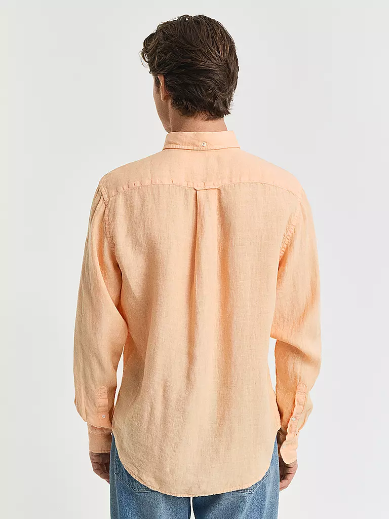 GANT | Leinenhemd Regular Fit  | Naranja