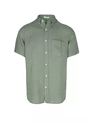 GANT | Leinenhemd Regular Fit | Oliva
