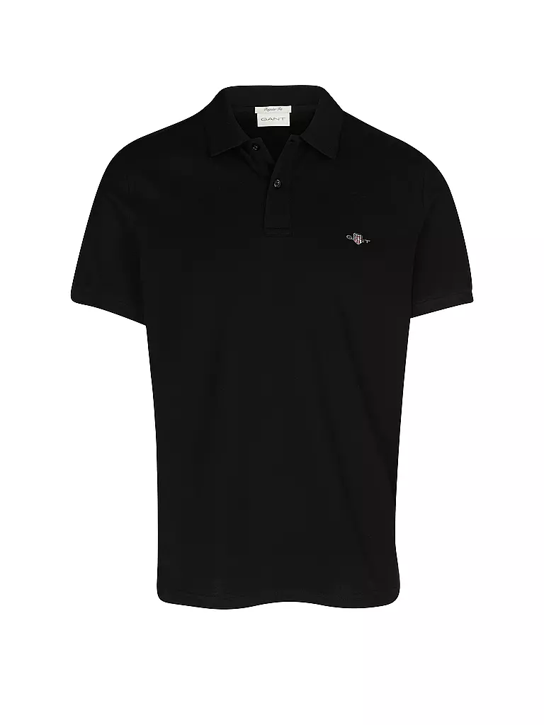 GANT | Polo de corte estándar | Negro