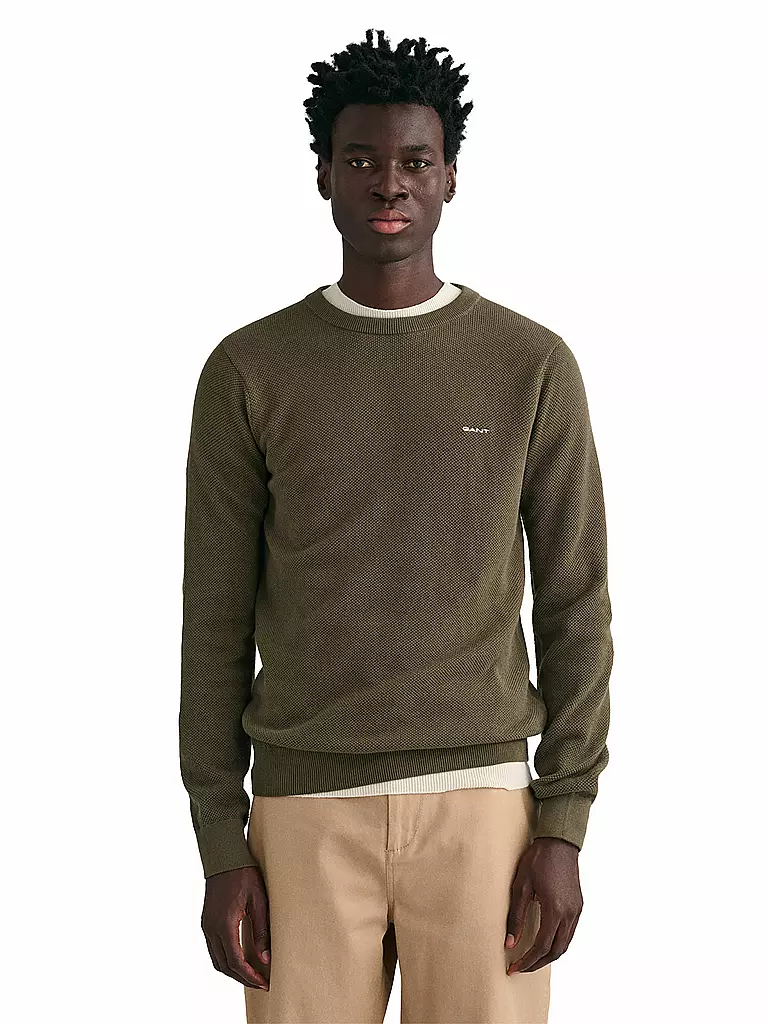 GANT | Pullover  | Oliva