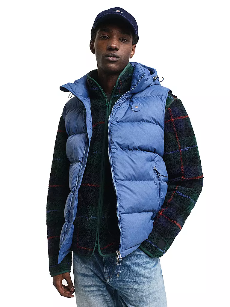 GANT | Steppgilet ACTIVE CLOUD  | Azul