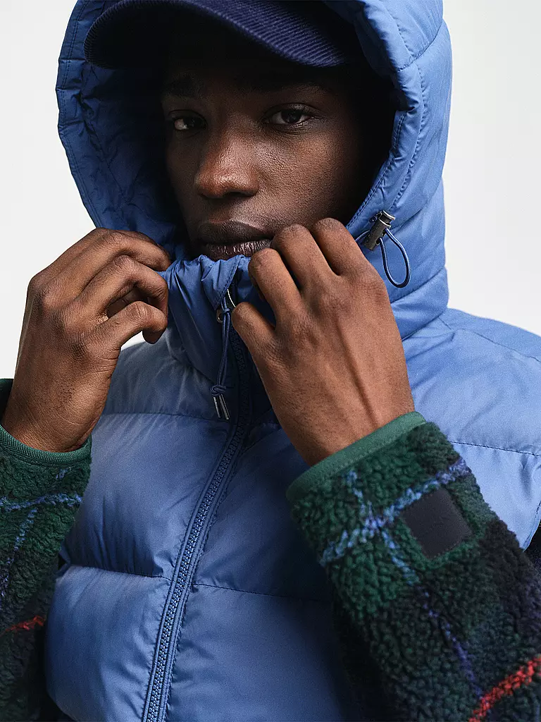 GANT | Steppgilet ACTIVE CLOUD  | Azul