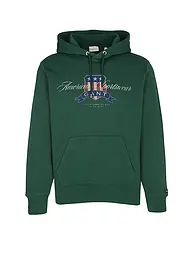 GANT | Kapuzensweater - Sudadera con capucha | Verde oscuro