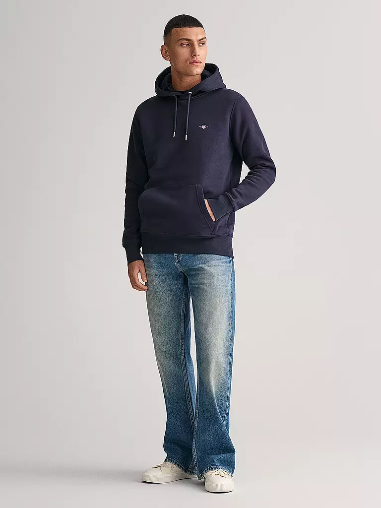 GANT | Sudadera con capucha - Hoodie | Azul oscuro