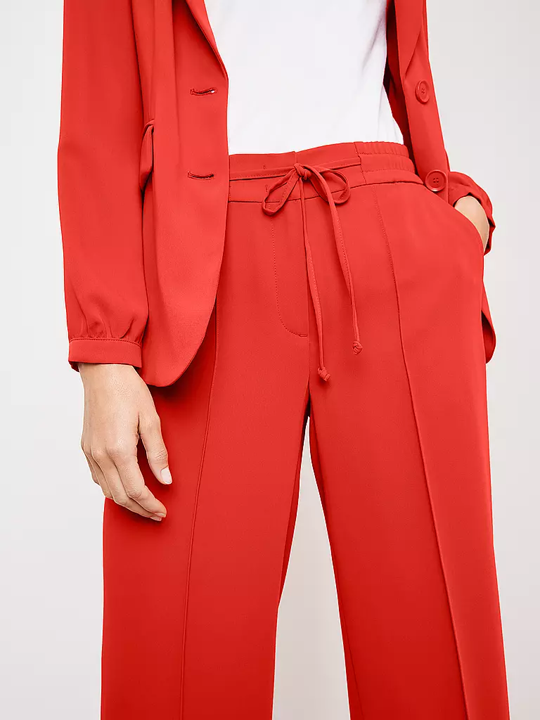 GERRY WEBER | Hose Straight Fit | Rojo