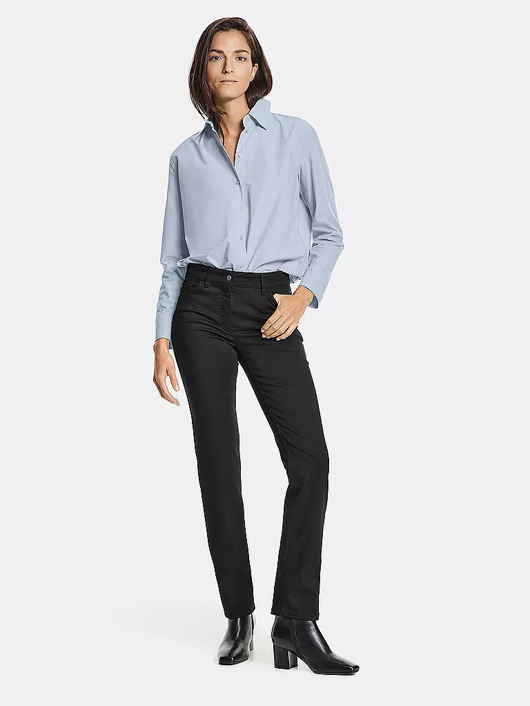 GERRY WEBER | Jeans Straight Fit | Negro