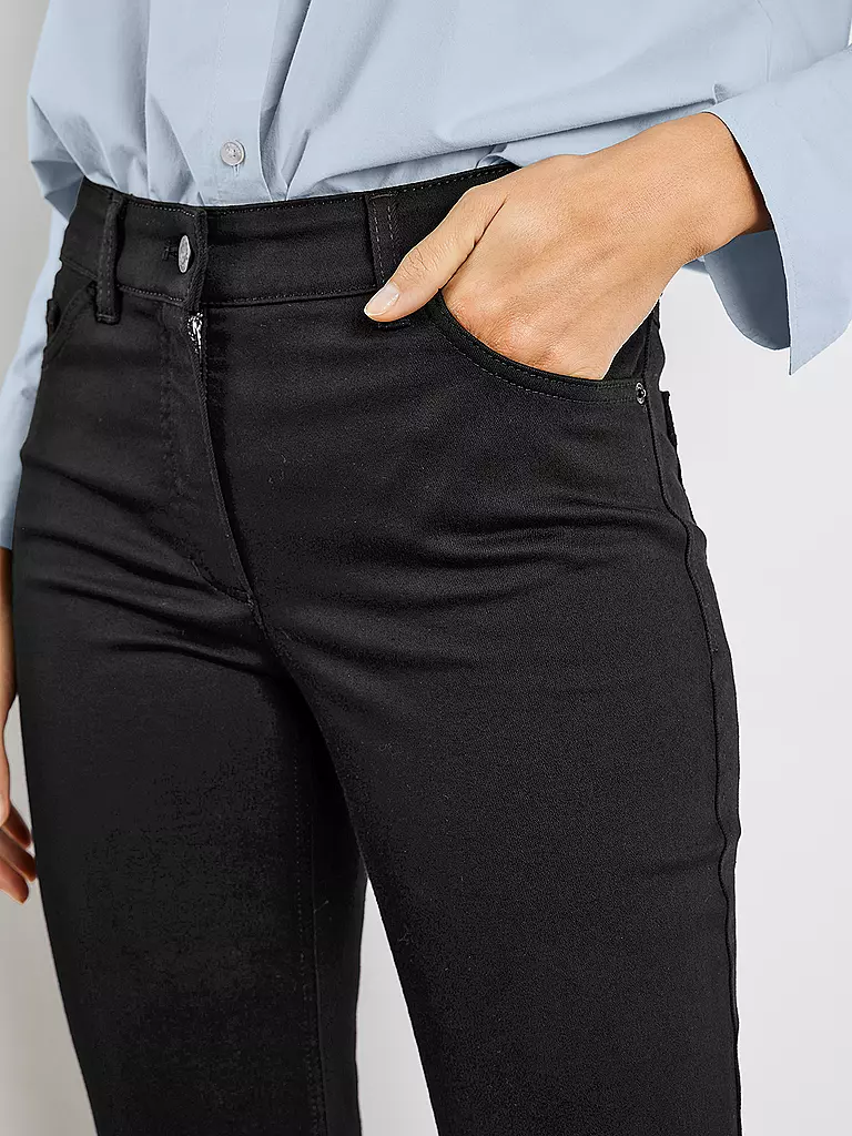 GERRY WEBER | Jeans Straight Fit | Negro