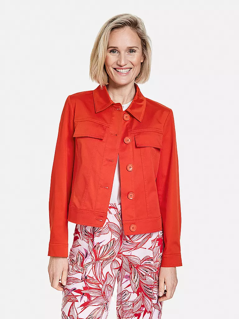 GERRY WEBER | Jeansjacke  | Rojo
