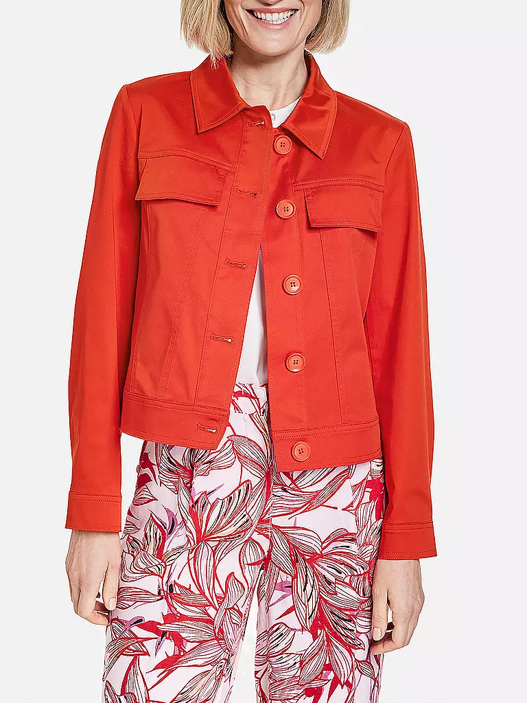 GERRY WEBER | Jeansjacke  | Rojo