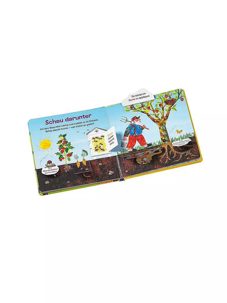 GERSTENBERG VERLAG | Libro - La pequeña oruga glotona - En la granja | Sin color