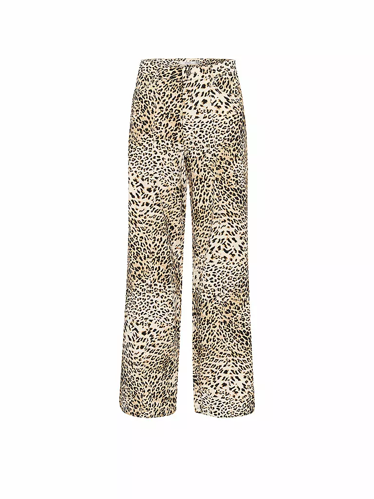 GESTUZ | Jeans de pierna ancha LEONIA | Marrón claro