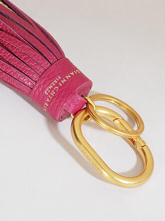 GIANNI CHIARINI | Nombre del producto: Colgante para bolso
Marca: GIANNI CHIARINI
Color: rosa
Categorías: Moda, Mujer

Material: Cuero
Detalles: Logotipo, Flecos
