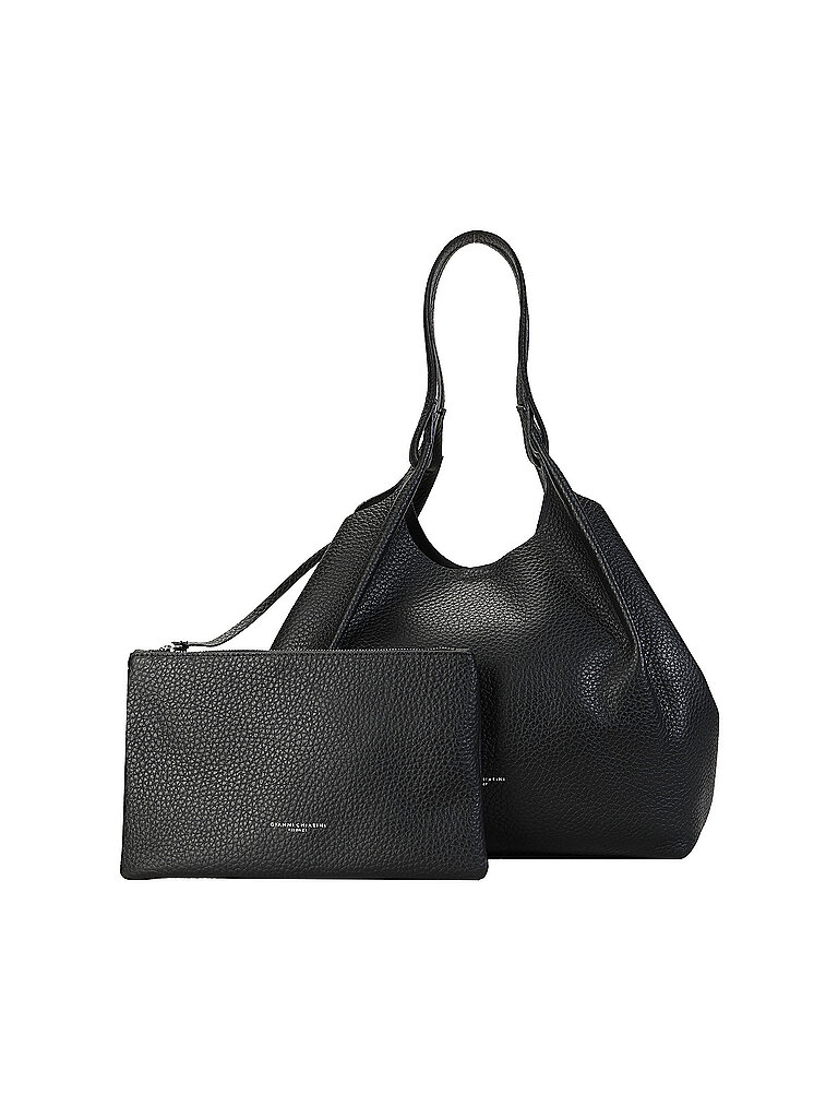 Gianni Chiarini Bolso de cuero - Bolso Hobo DUA negro