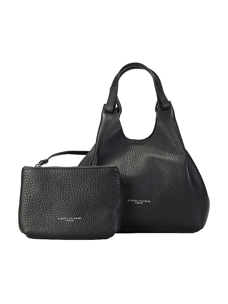 Gianni Chiarini Bolso de cuero - Bolso Hobo DUA negro