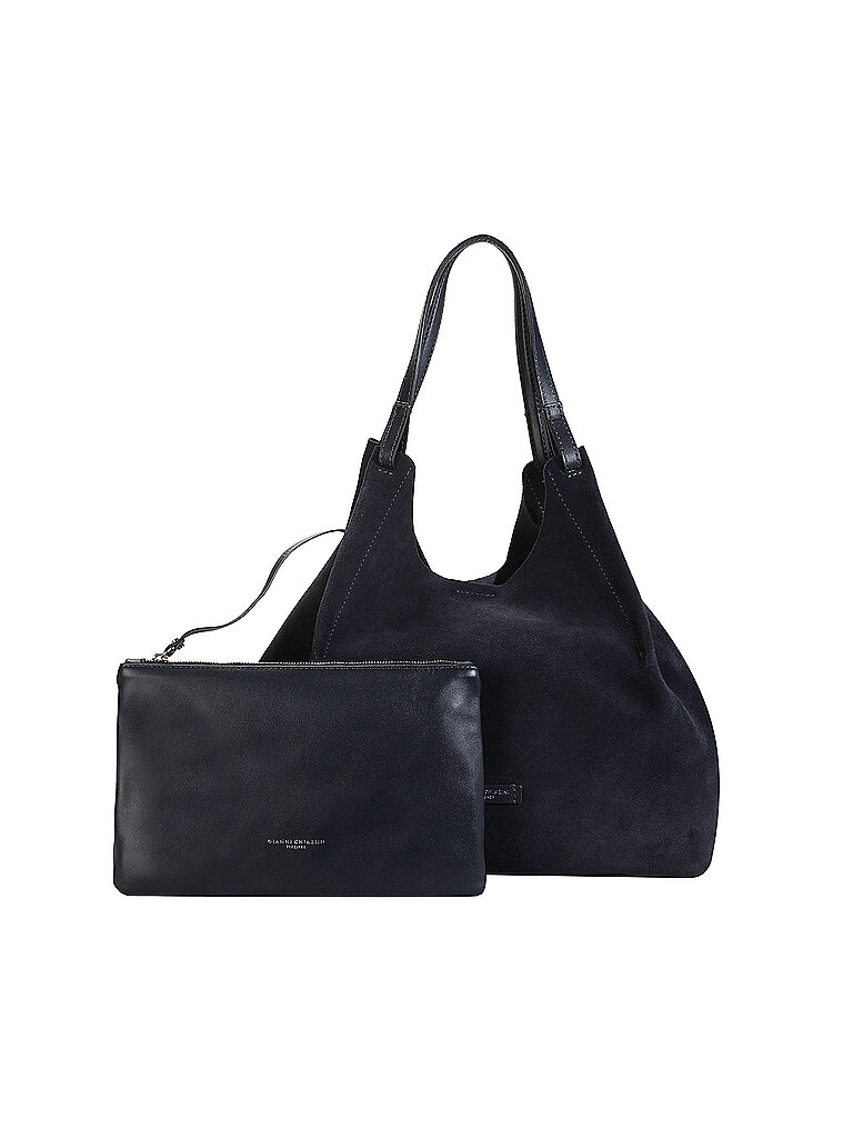 Gianni Chiarini Bolso de piel - Hobo Bag DUA SUEDE L azul oscuro