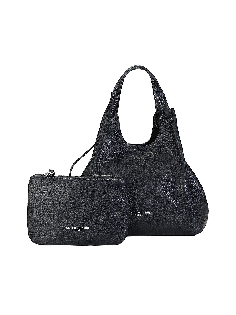 Bolso de piel - Hobo Bag DUA azul oscuro