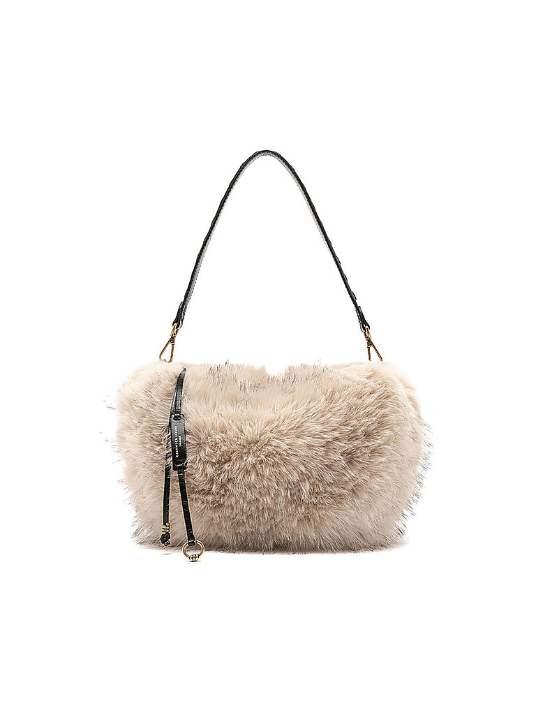 Gianni Chiarini Bolso - Bandolera efecto pelo CLEO crema