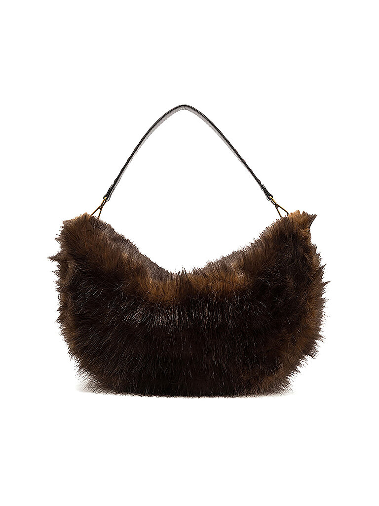 Gianni Chiarini Bolso - Bandolera efecto pelo CLEO marrón