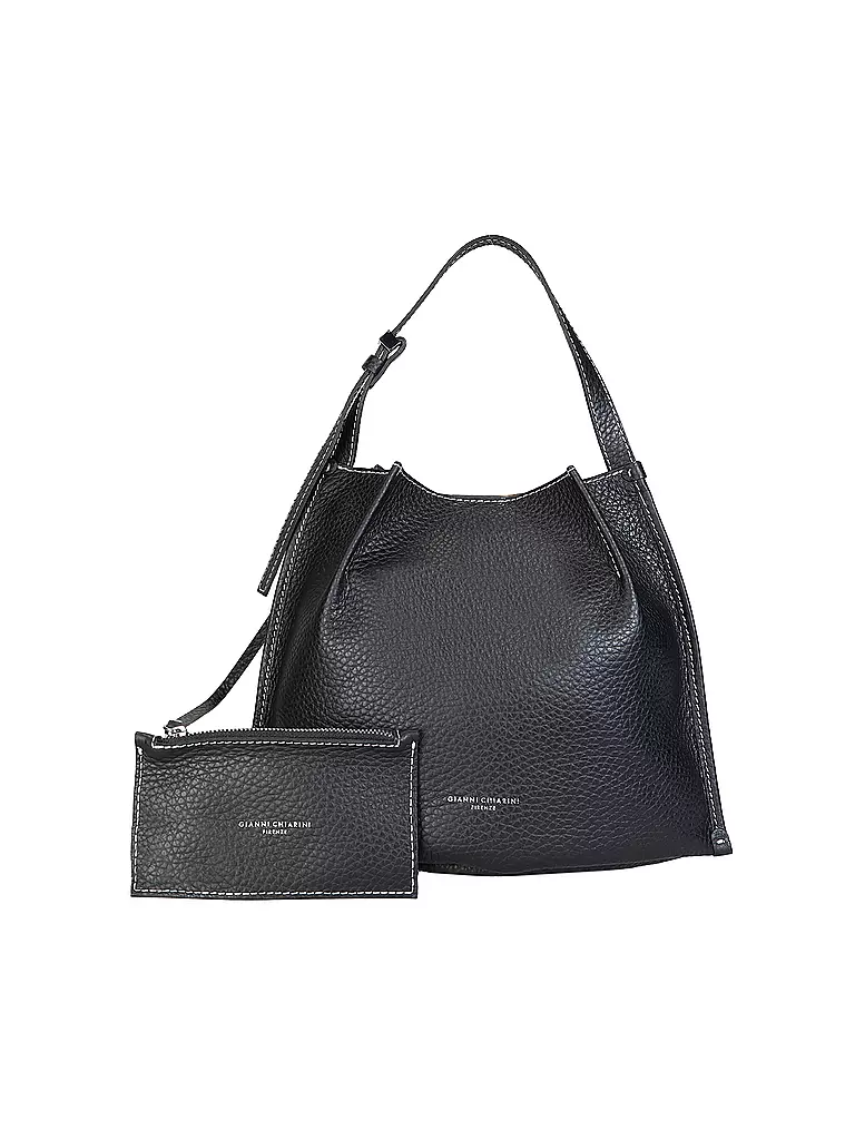 GIANNI CHIARINI | Bolso de cuero - Bolso bandolera DORY | Negro