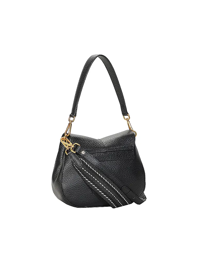 GIANNI CHIARINI | Bolso de cuero - Bolso bandolera HELENA ROUND | Negro