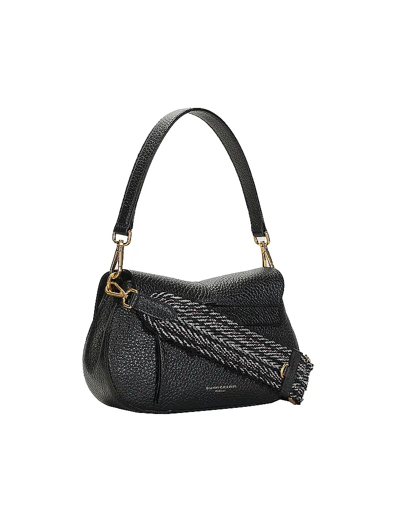 GIANNI CHIARINI | Bolso de cuero - Bolso bandolera HELENA ROUND | Negro