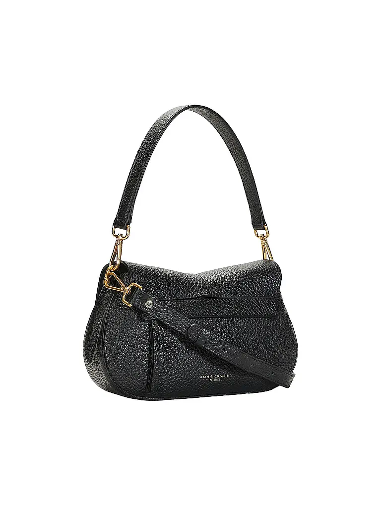 GIANNI CHIARINI | Bolso de cuero - Bolso bandolera HELENA ROUND | Negro