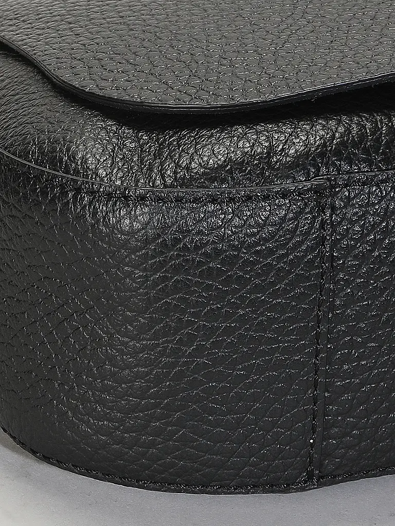 GIANNI CHIARINI | Bolso de cuero - Bolso bandolera HELENA ROUND | Negro