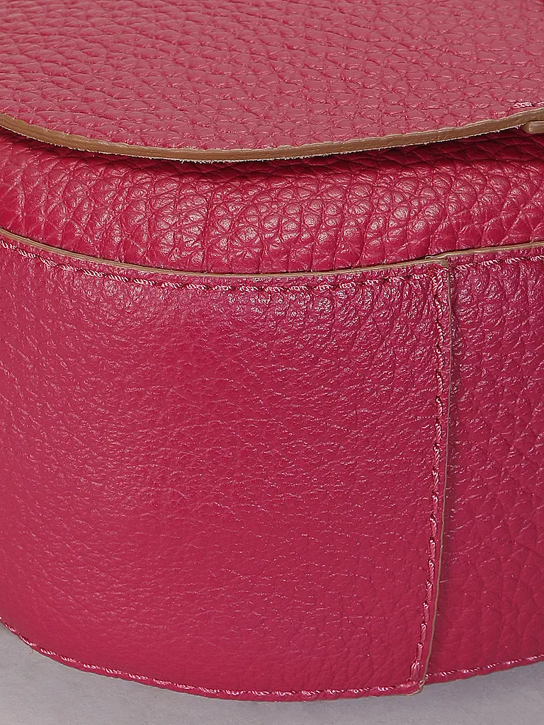GIANNI CHIARINI | Bolso de cuero - Bolso bandolera HELENA ROUND | Fucsia