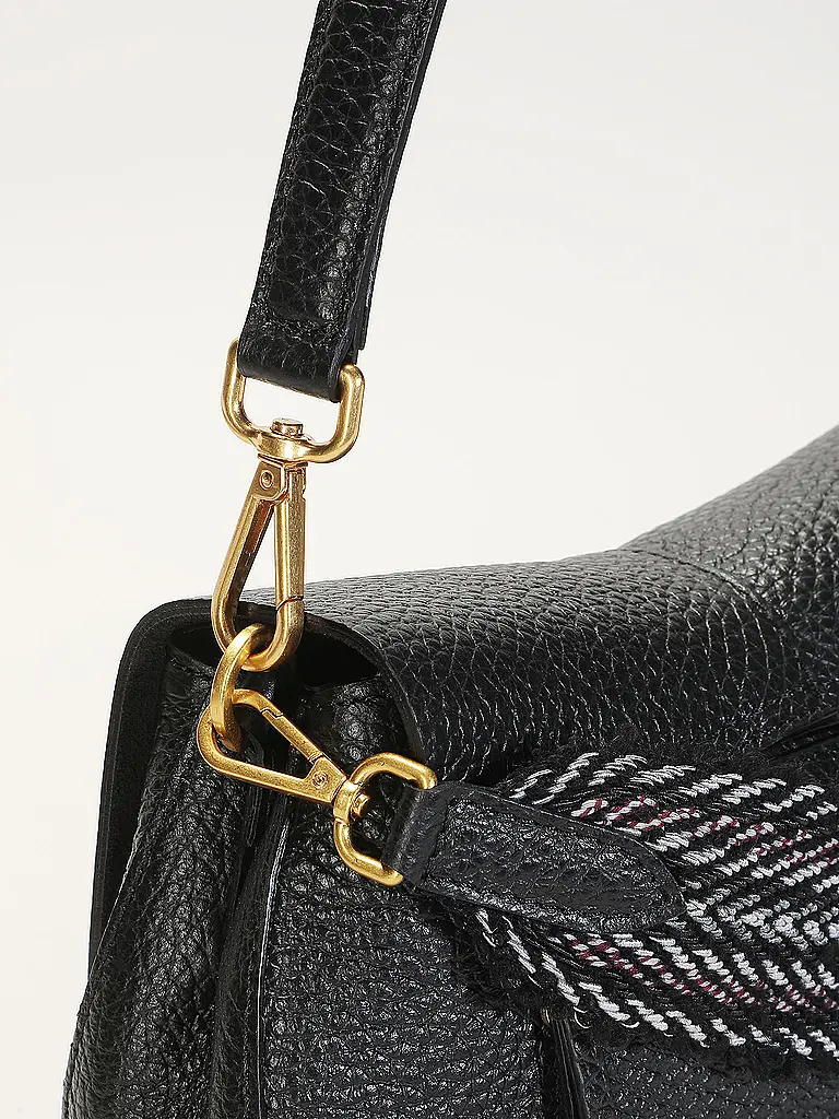 GIANNI CHIARINI | Bolso de cuero - Bolso bandolera HELENA ROUND | Negro