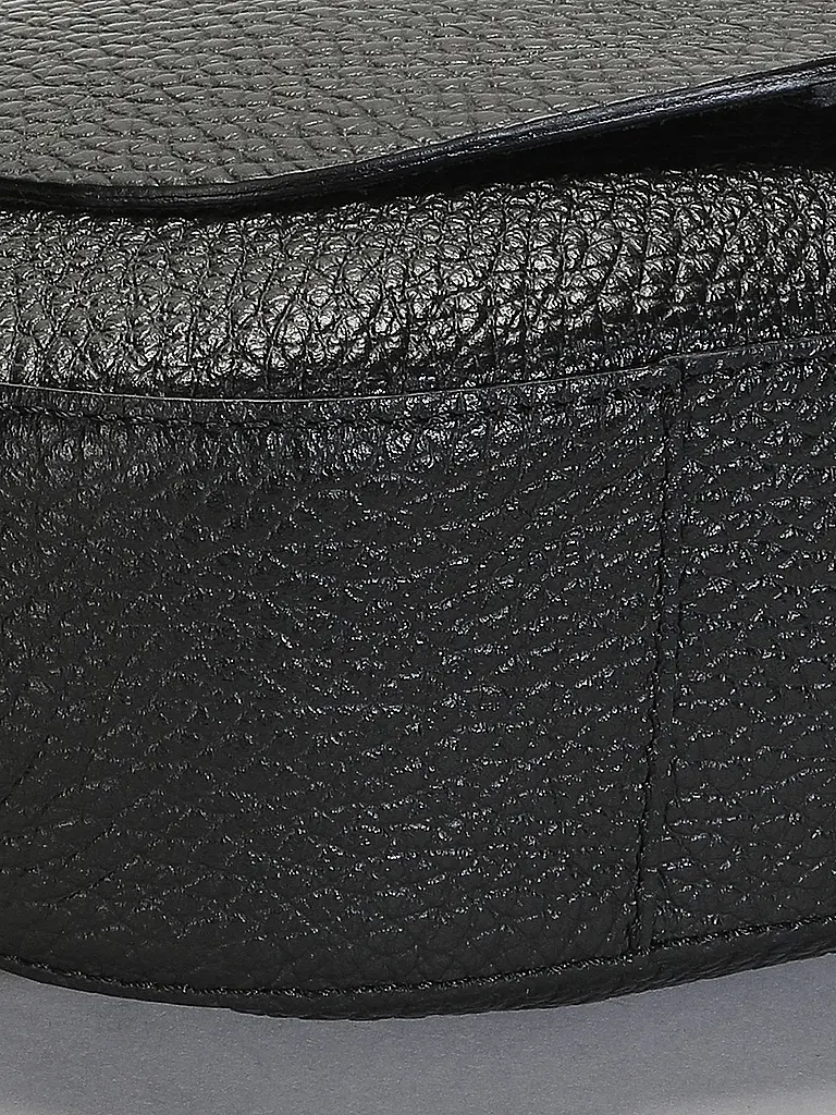 GIANNI CHIARINI | Bolso de cuero - Bolso bandolera HELENA ROUND | Negro