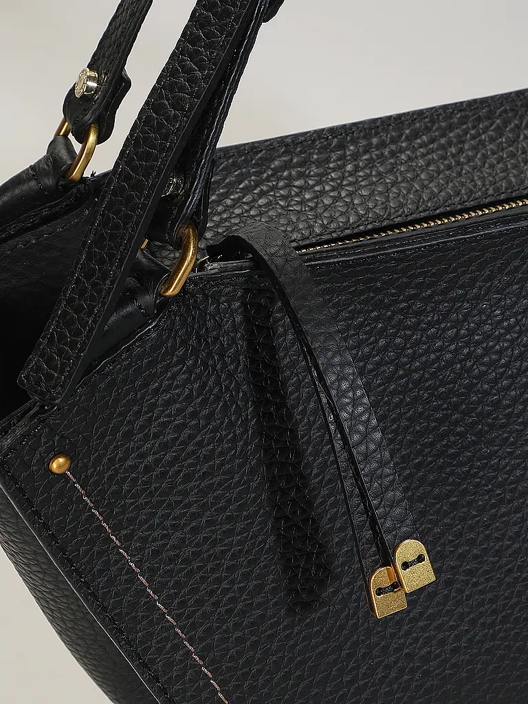 GIANNI CHIARINI | Bolso de cuero - Bolso de mano BLOOM | Negro