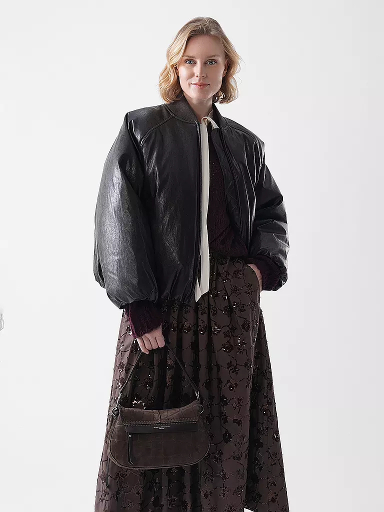 GIANNI CHIARINI | Bolso de cuero - Bolso de mano HELENA | Marrón