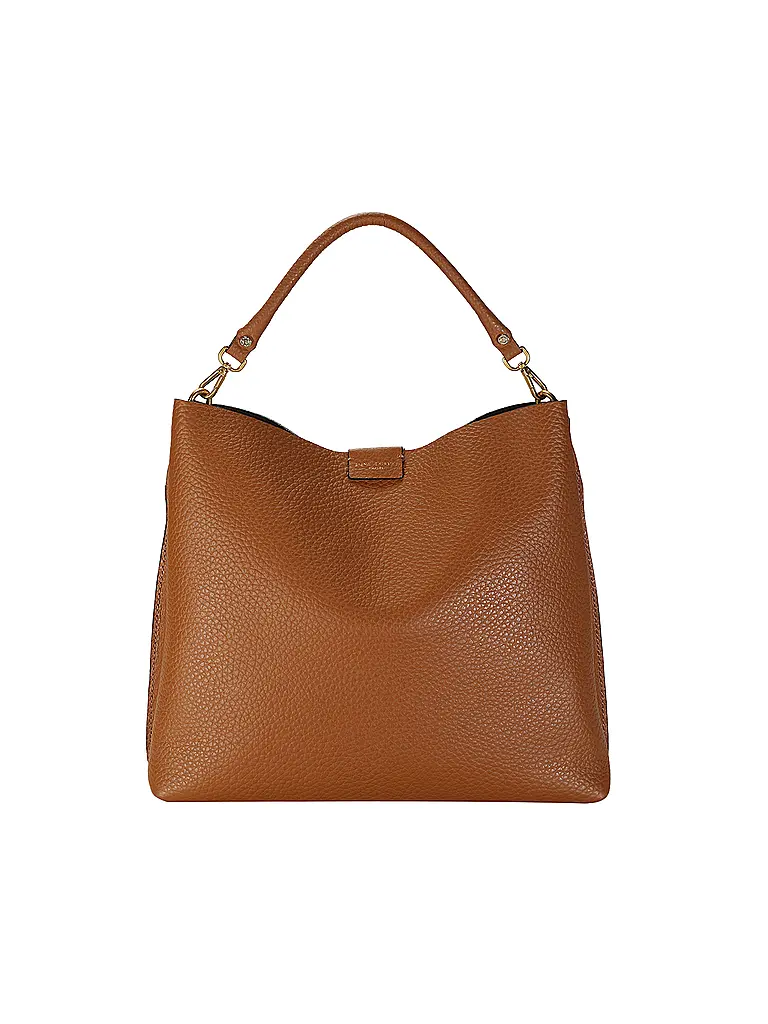 GIANNI CHIARINI | Bolso de cuero - Bolso Hobo ARETHA | Camel
