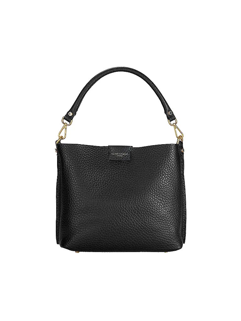 GIANNI CHIARINI | Bolso de cuero - Bolso Hobo ARETHA | Negro