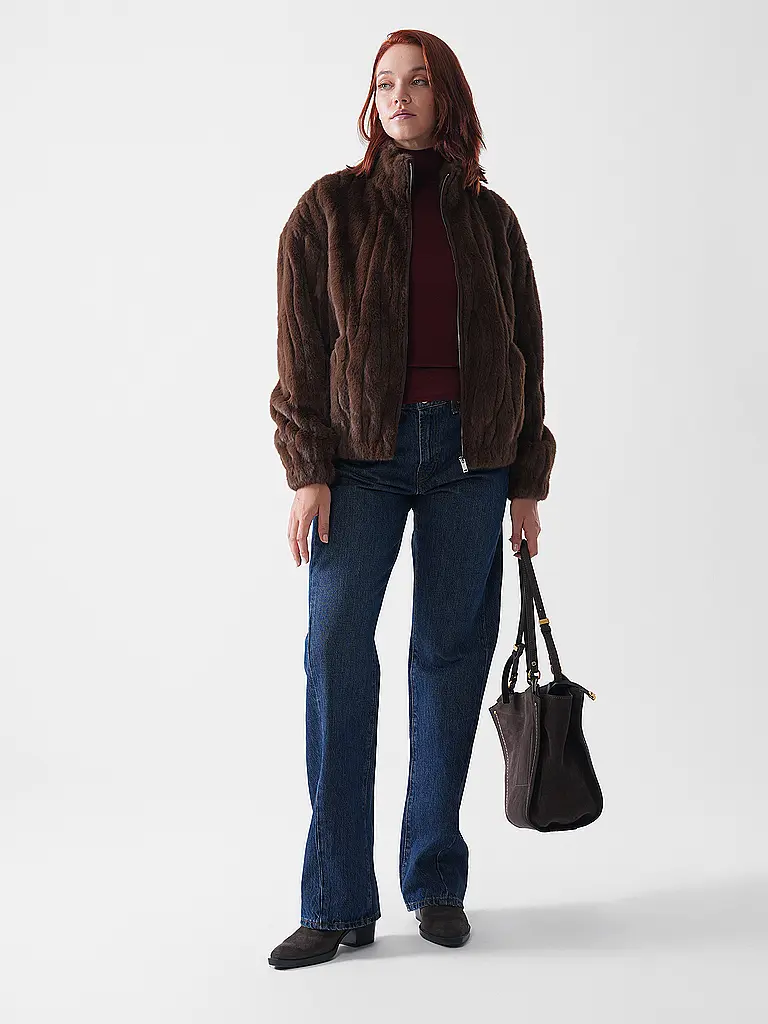 GIANNI CHIARINI | Bolso de cuero - Bolso Hobo BLOOM | braun