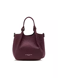 GIANNI CHIARINI | Ledertasche - Hobo Bag DUA Small | Rojo oscuro