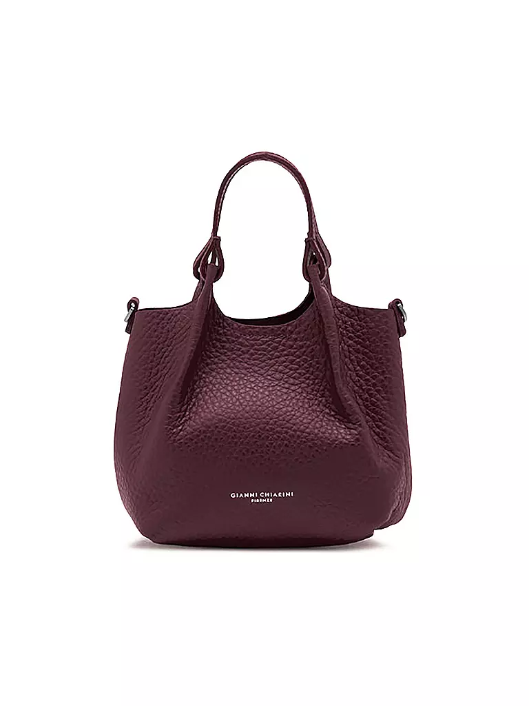 GIANNI CHIARINI | Bolso de cuero - Bolso Hobo DUA Small | dunkelrot