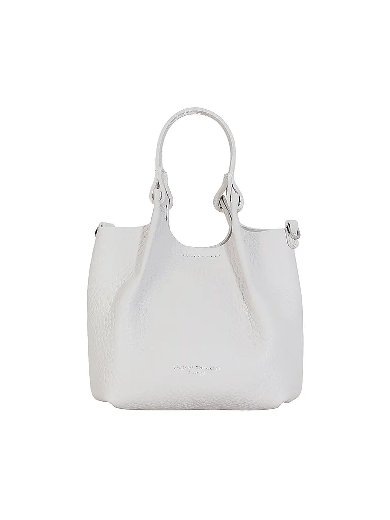 GIANNI CHIARINI | Bolso de cuero - Bolso Hobo DUA Small | Blanco