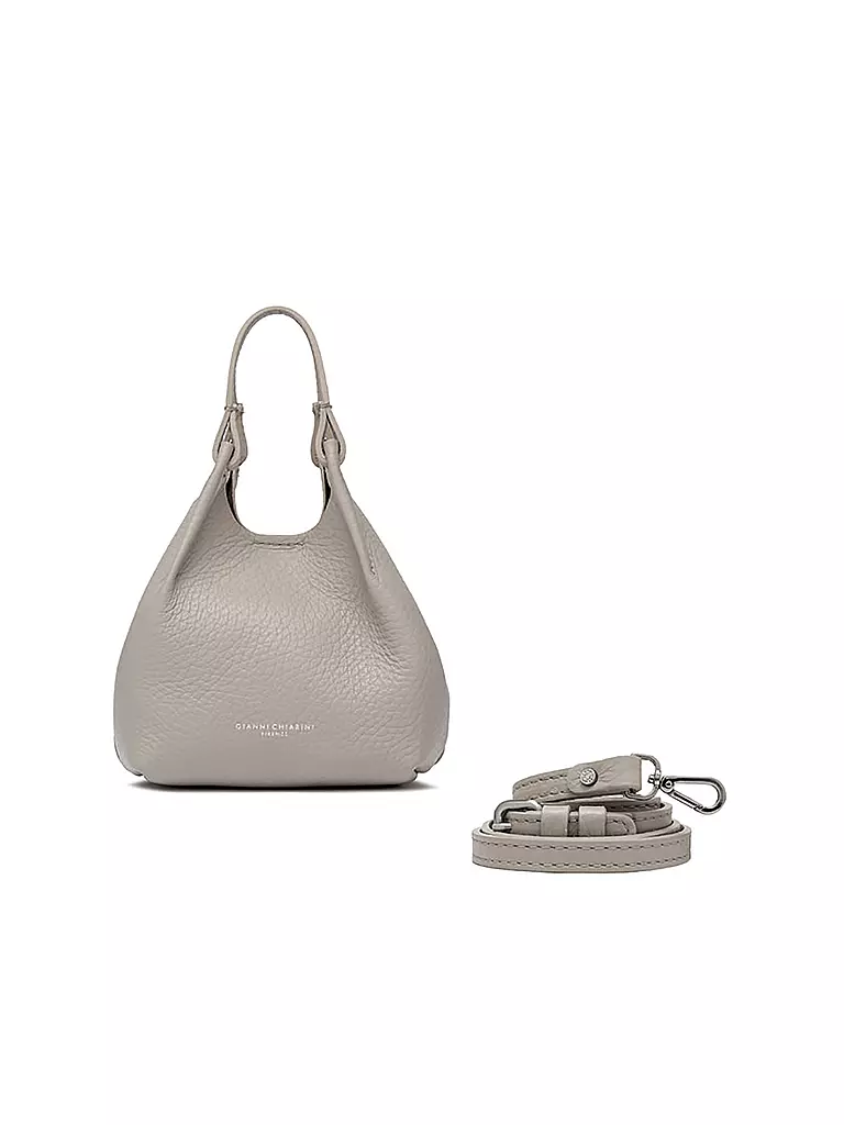 GIANNI CHIARINI | Bolso de cuero - Bolso Hobo DUA Small | hellgrau